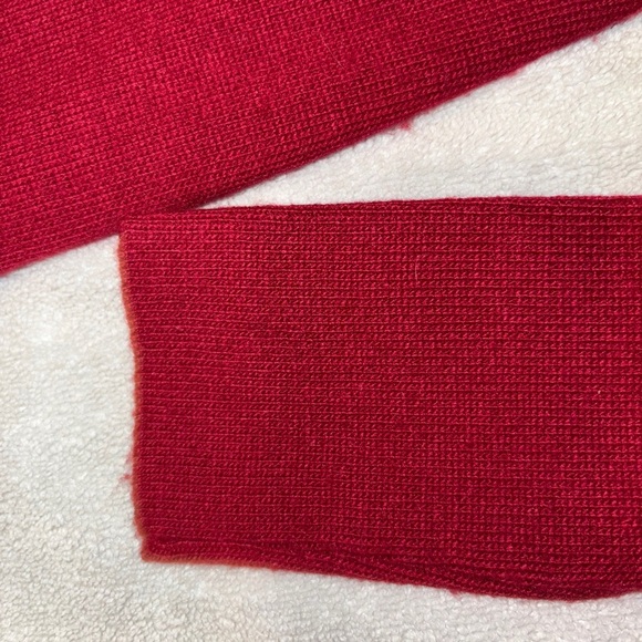 Lacademie Red Asymmetrical Sweater Dress Size XS - Picture 7 of 12